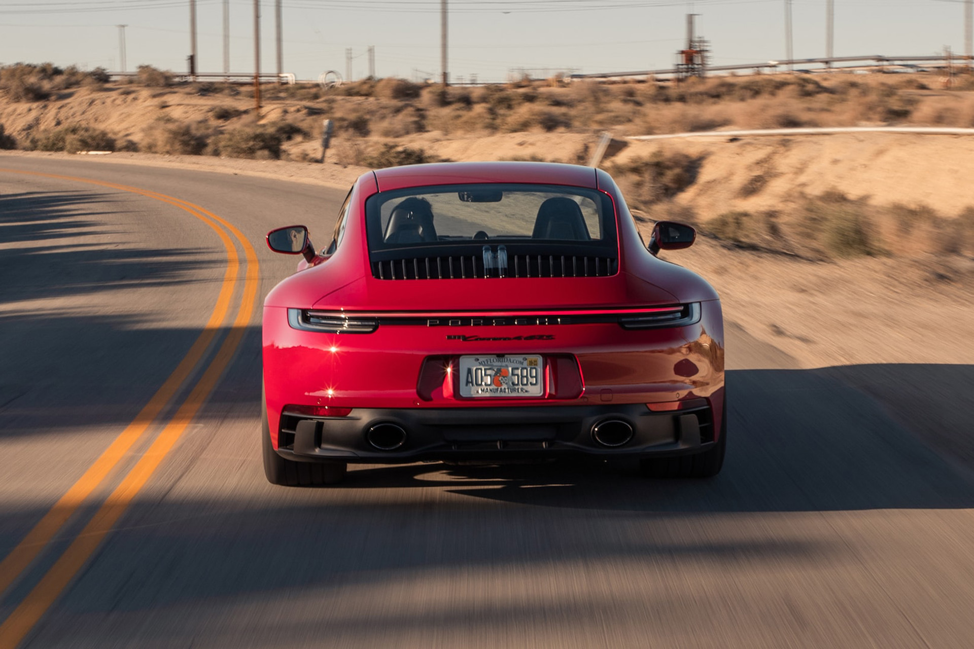 Download 2022 Porsche 911 Carrera 4 GTS - Rear HD Wallpaper 1920x1280 #75