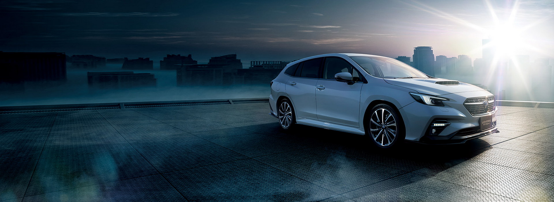 Download 2022 Subaru Levorg STI Sport R - Front Three-Quarter HD Wallpaper 1920x703 #3