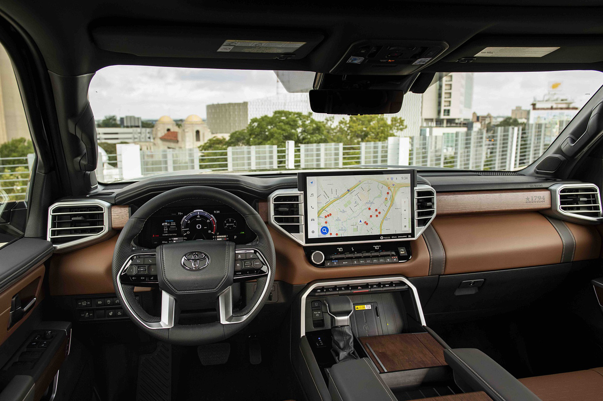 Download 2022 Toyota Tundra 1794 Edition - Interior HD Wallpaper 1920x1279 #8