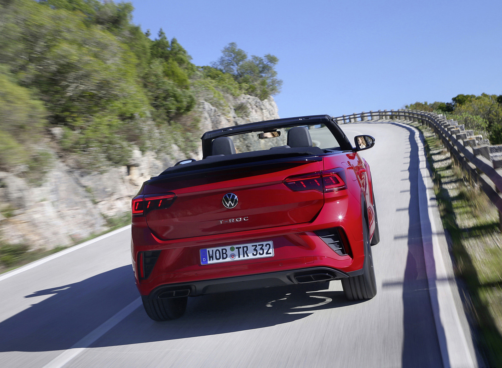 Download 2022 Volkswagen T-Roc Cabriolet - Rear HD Wallpaper 1921x1410 #6