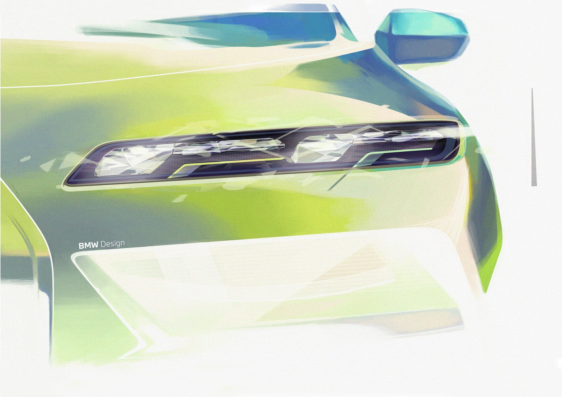 Download 2023 BMW 760i xDrive - Design Sketch HD Wallpaper 1921x1358 #59