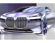2023 BMW 760i xDrive - Design Sketch Wallpaper 190x150