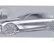 2023 BMW 760i xDrive - Design Sketch Wallpaper 190x150