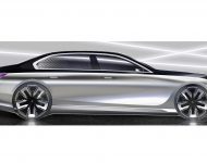 2023 BMW 760i xDrive - Design Sketch Wallpaper 190x150