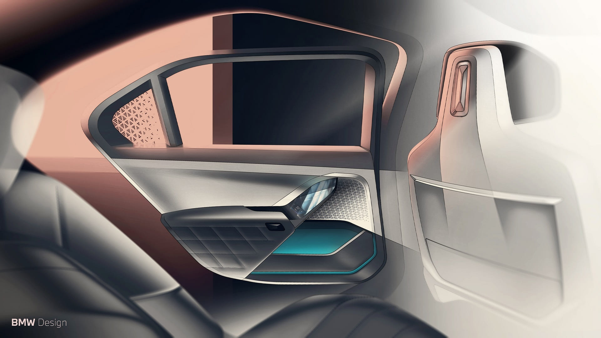Download 2023 BMW 760i xDrive - Design Sketch HD Wallpaper 1921x1079 #83
