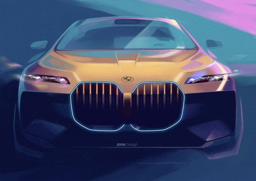 2023 BMW 760i xDrive - Design Sketch Wallpaper 850x601 #45