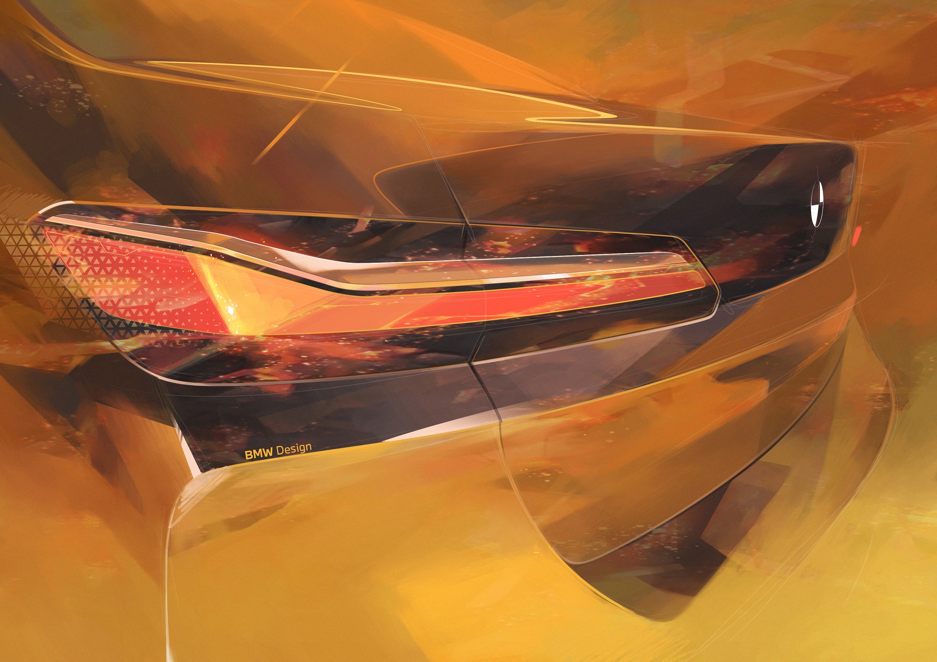 Download 2023 BMW 760i xDrive - Design Sketch HD Wallpaper 1921x1358 #63