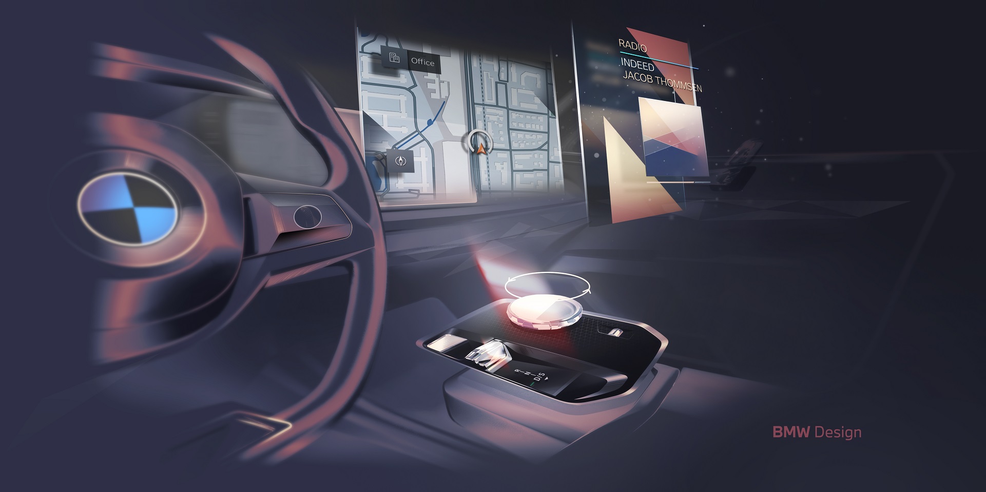 Download 2023 BMW 760i xDrive - Design Sketch HD Wallpaper 1921x960 #71