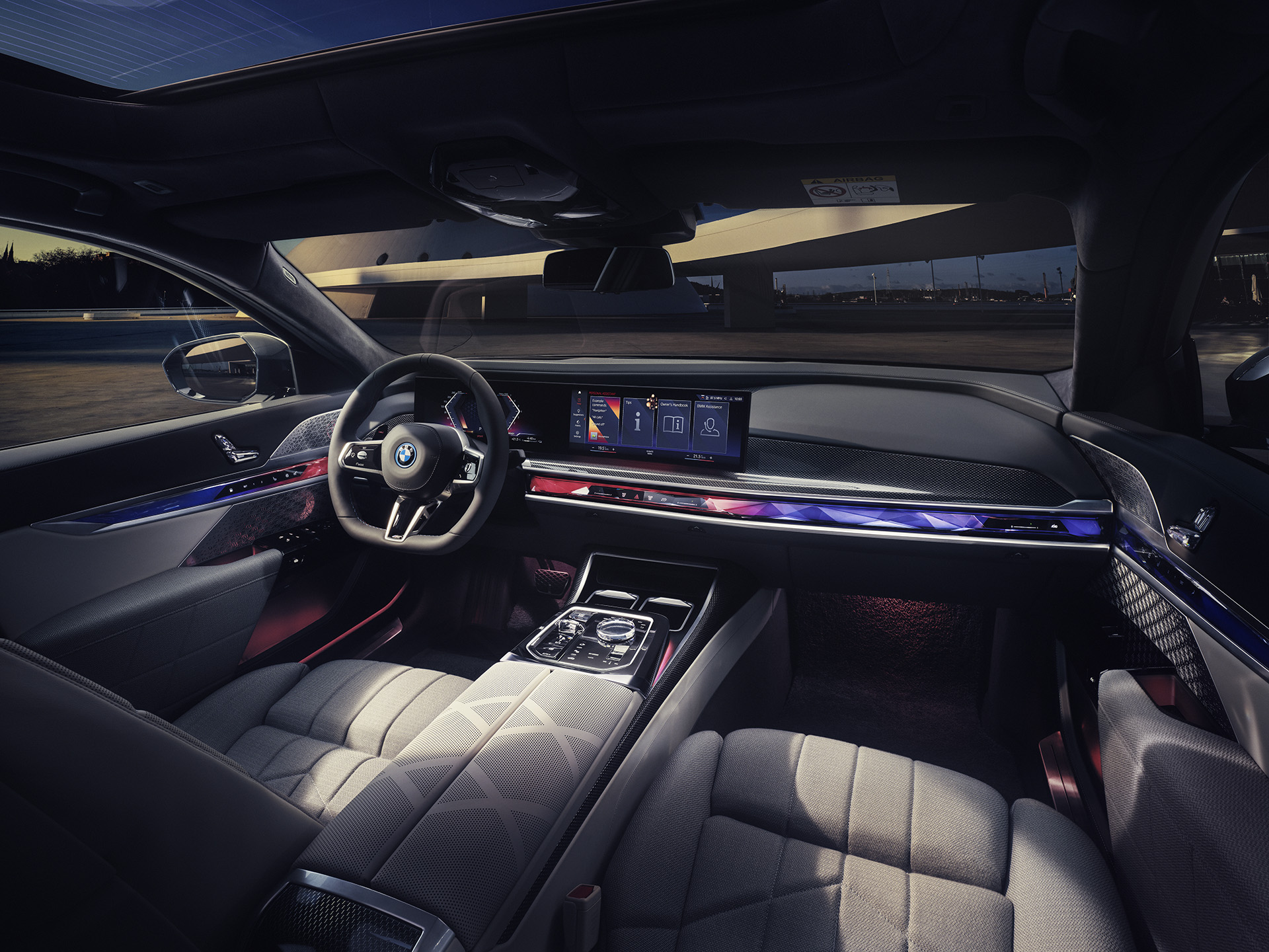 Download 2023 BMW M760e xDrive - Interior, Cockpit HD Wallpaper 1920x1440 #29