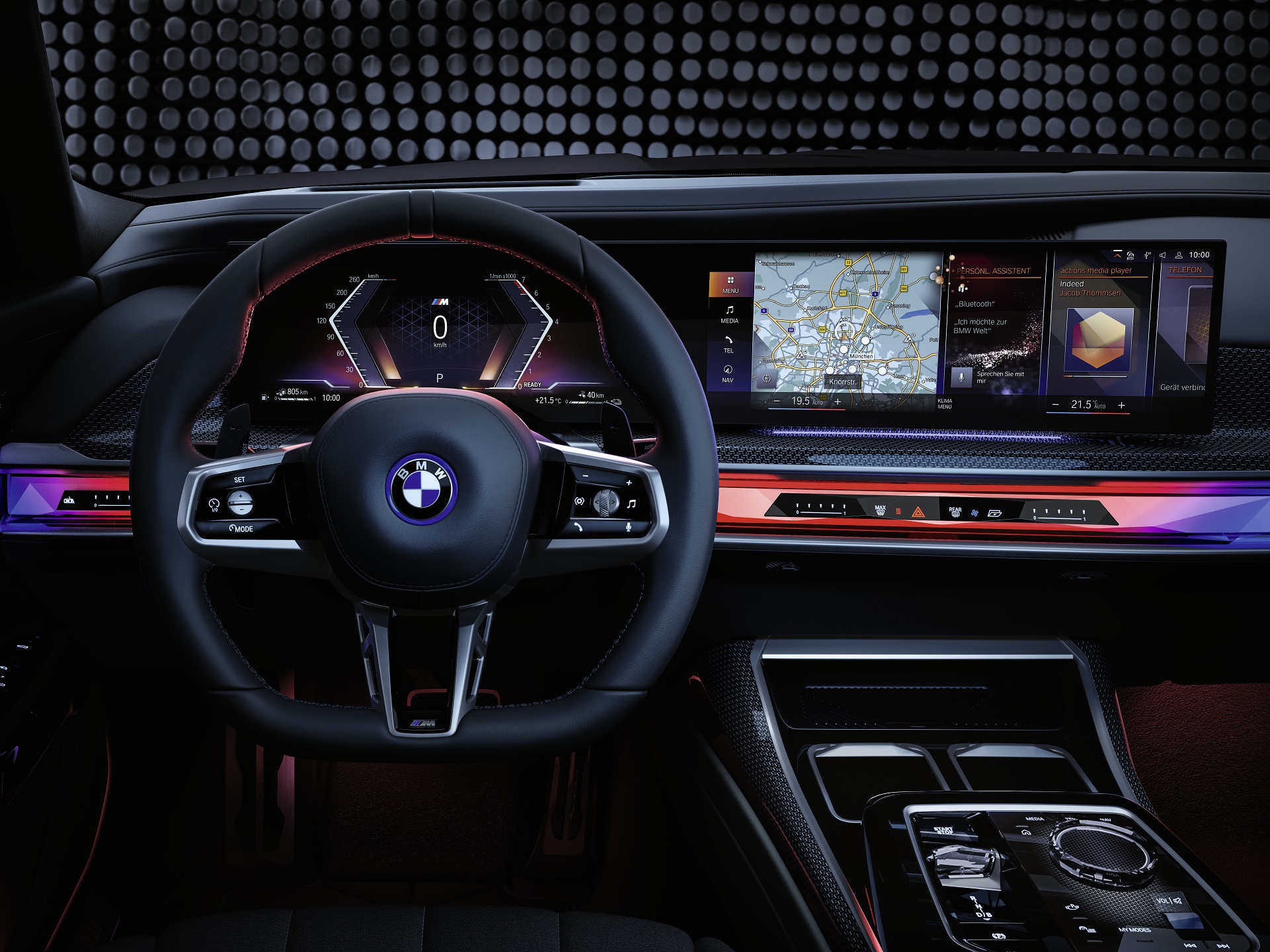 Download 2023 BMW M760e xDrive - Interior, Cockpit HD Wallpaper 1921x1440 #30