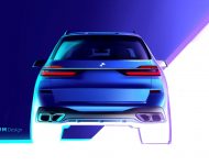 2023 BMW X7 M60i xDrive - Design Sketch Wallpaper 190x150