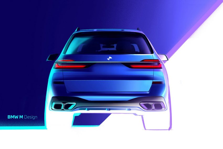 2023 BMW X7 M60i xDrive - Design Sketch Wallpaper 850x567 #70