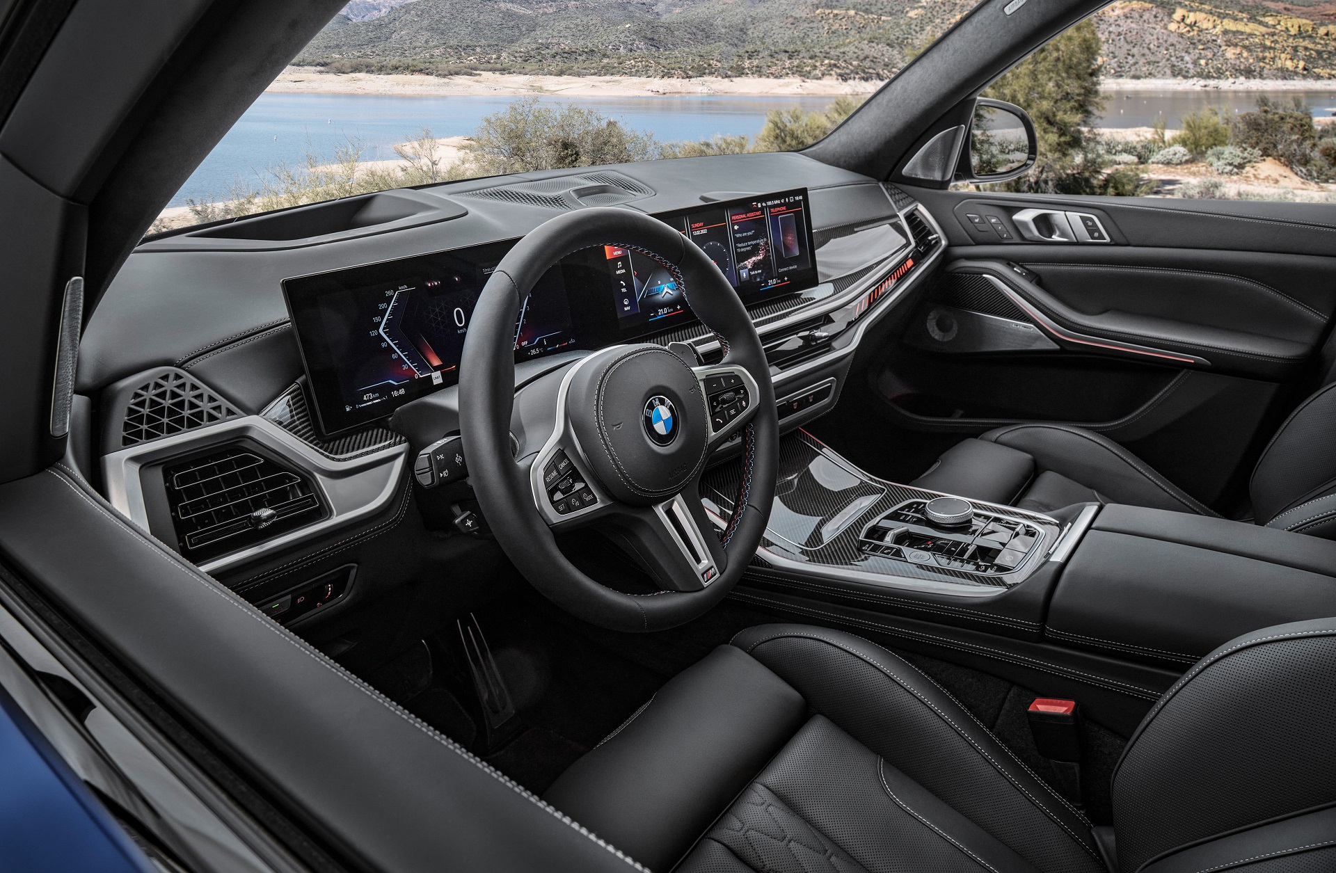 Download 2023 BMW X7 M60i xDrive - Interior HD Wallpaper 1920x1255 #48