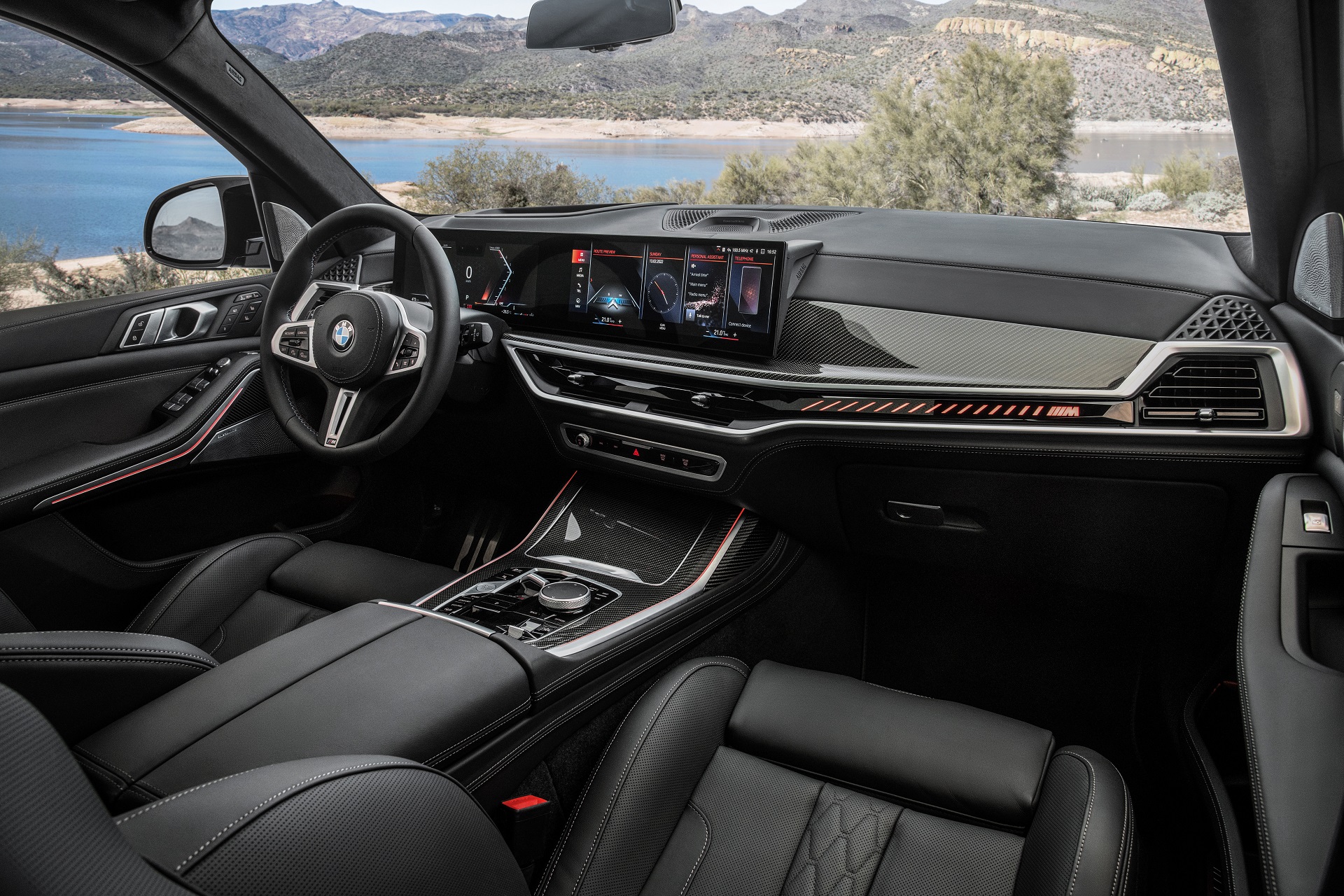 Download 2023 BMW X7 M60i xDrive - Interior HD Wallpaper 1920x1280 #49