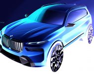 2023 BMW X7 xDrive40i - Design Sketch Wallpaper 190x150
