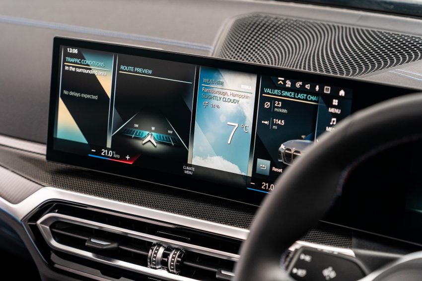 2023 BMW i4 M50 - UK version - Central Console Wallpaper 850x566 #25
