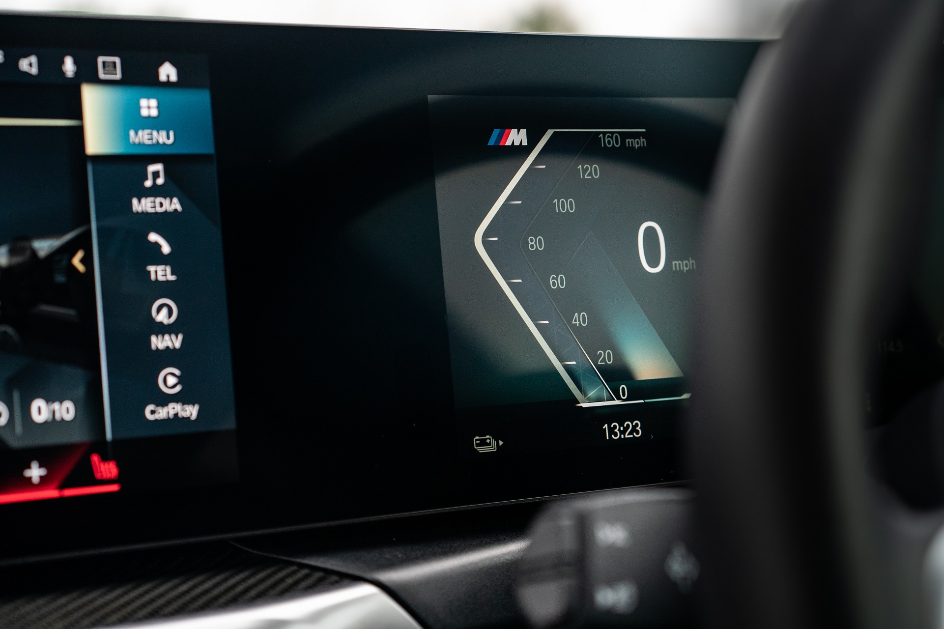 Download 2023 BMW i4 M50 - UK version - Central Console HD Wallpaper 1921x1280 #26