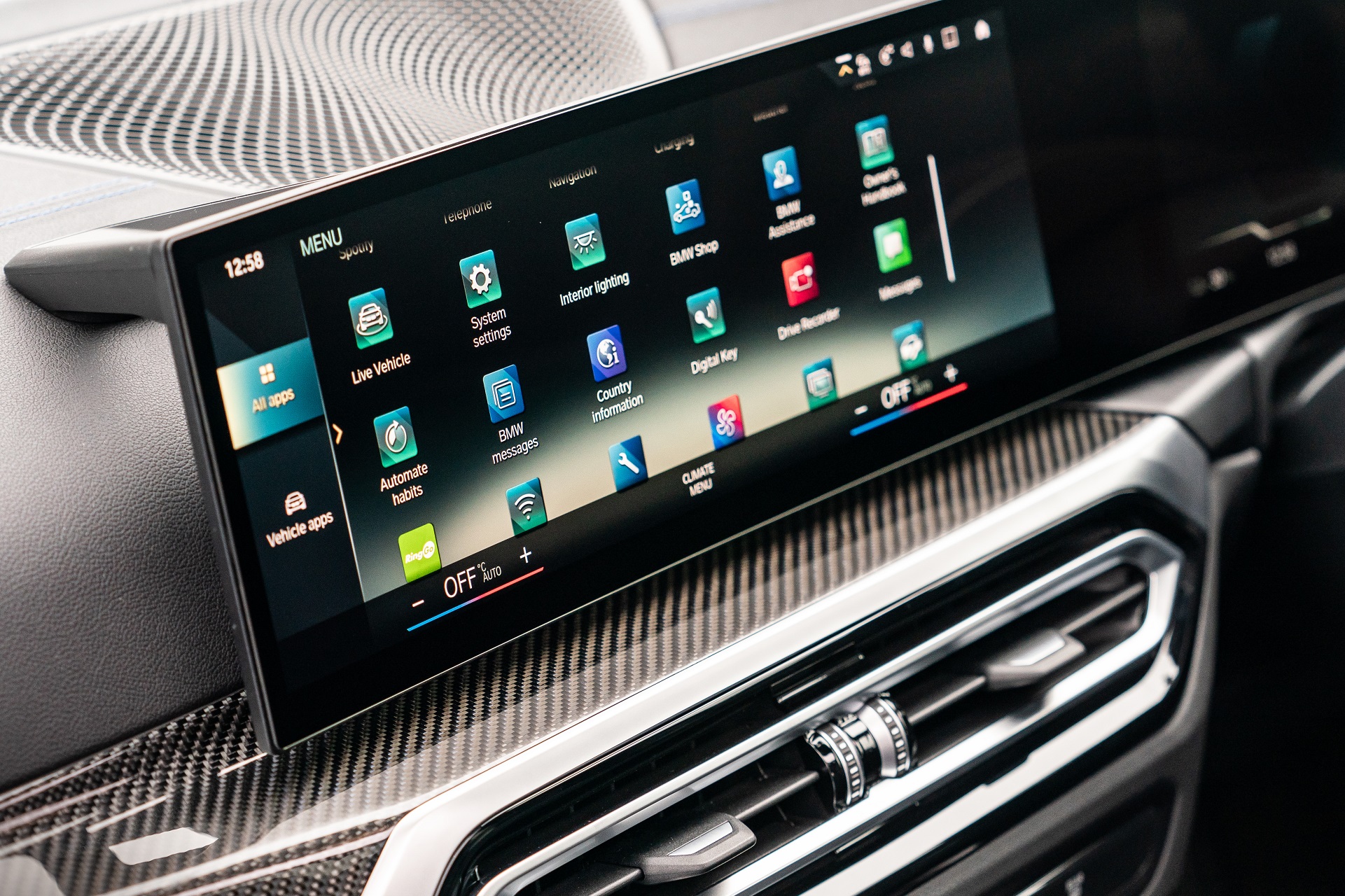 Download 2023 BMW i4 M50 - UK version - Central Console HD Wallpaper 1921x1280 #28