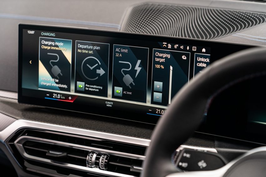 2023 BMW i4 M50 - UK version - Central Console Wallpaper 850x566 #29