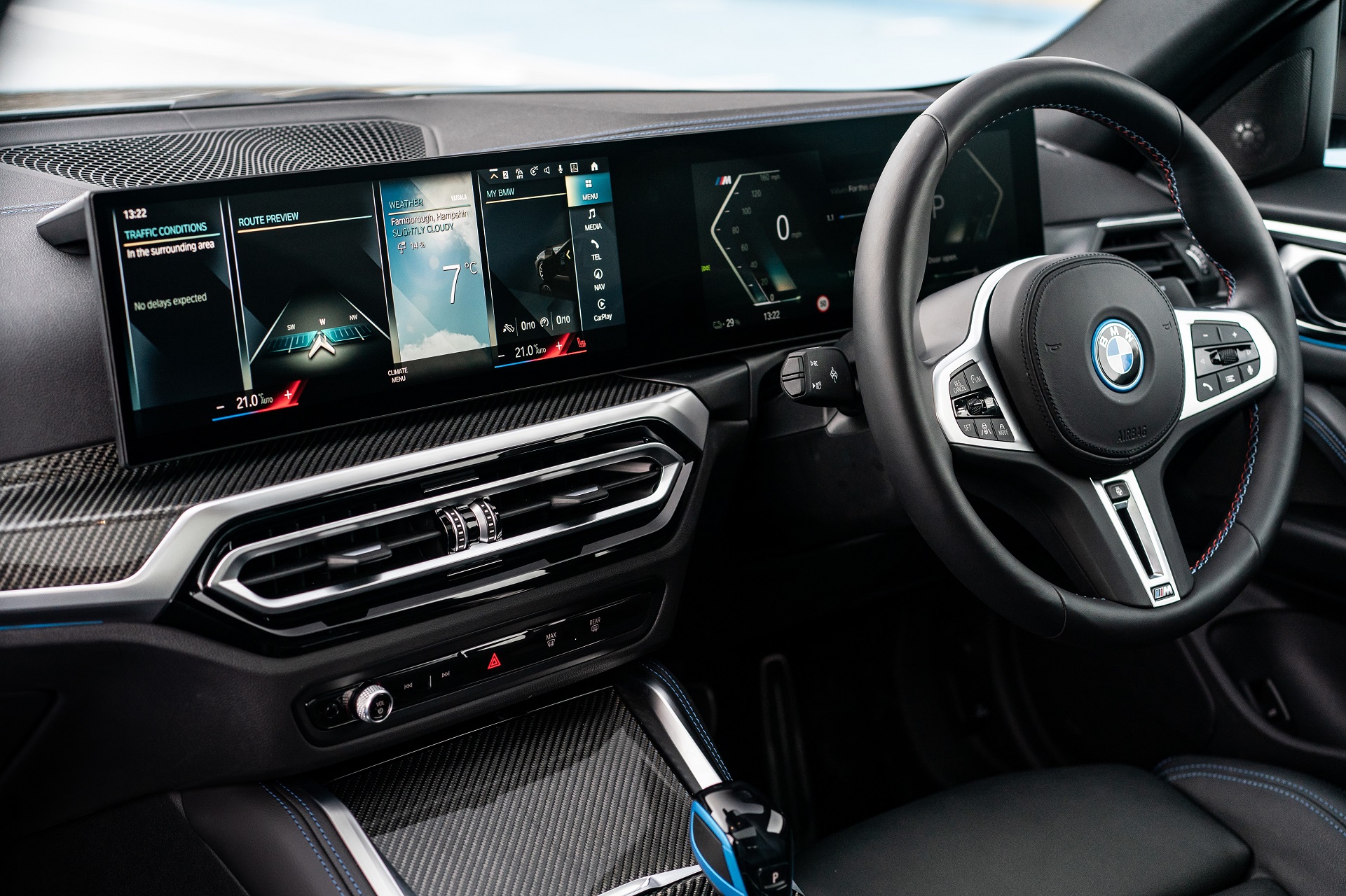 Download 2023 BMW i4 M50 - UK version - Interior HD Wallpaper 1921x1280 #23