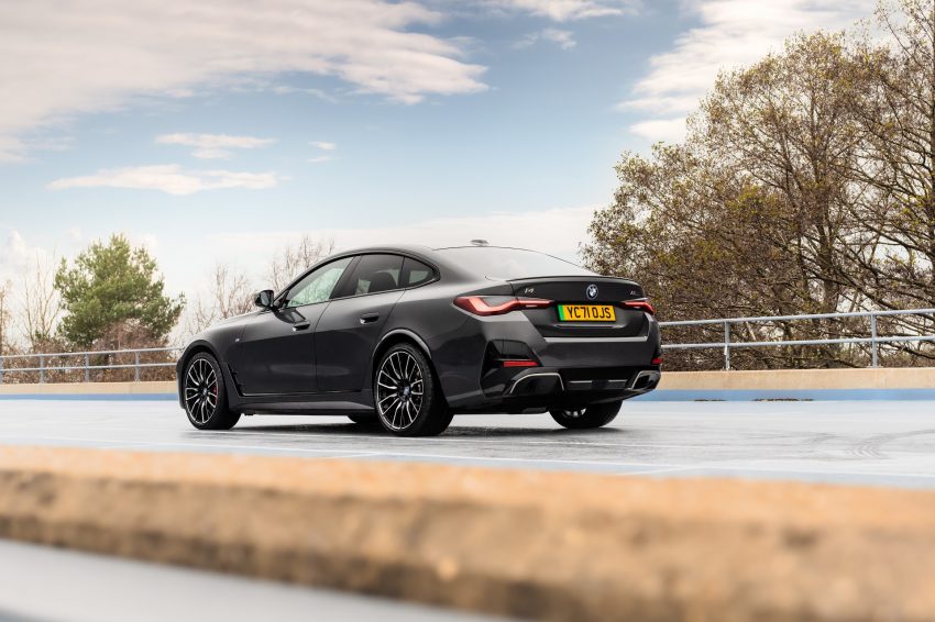 2023 BMW i4 M50 - UK version - Rear Three-Quarter Wallpaper 850x566 #9
