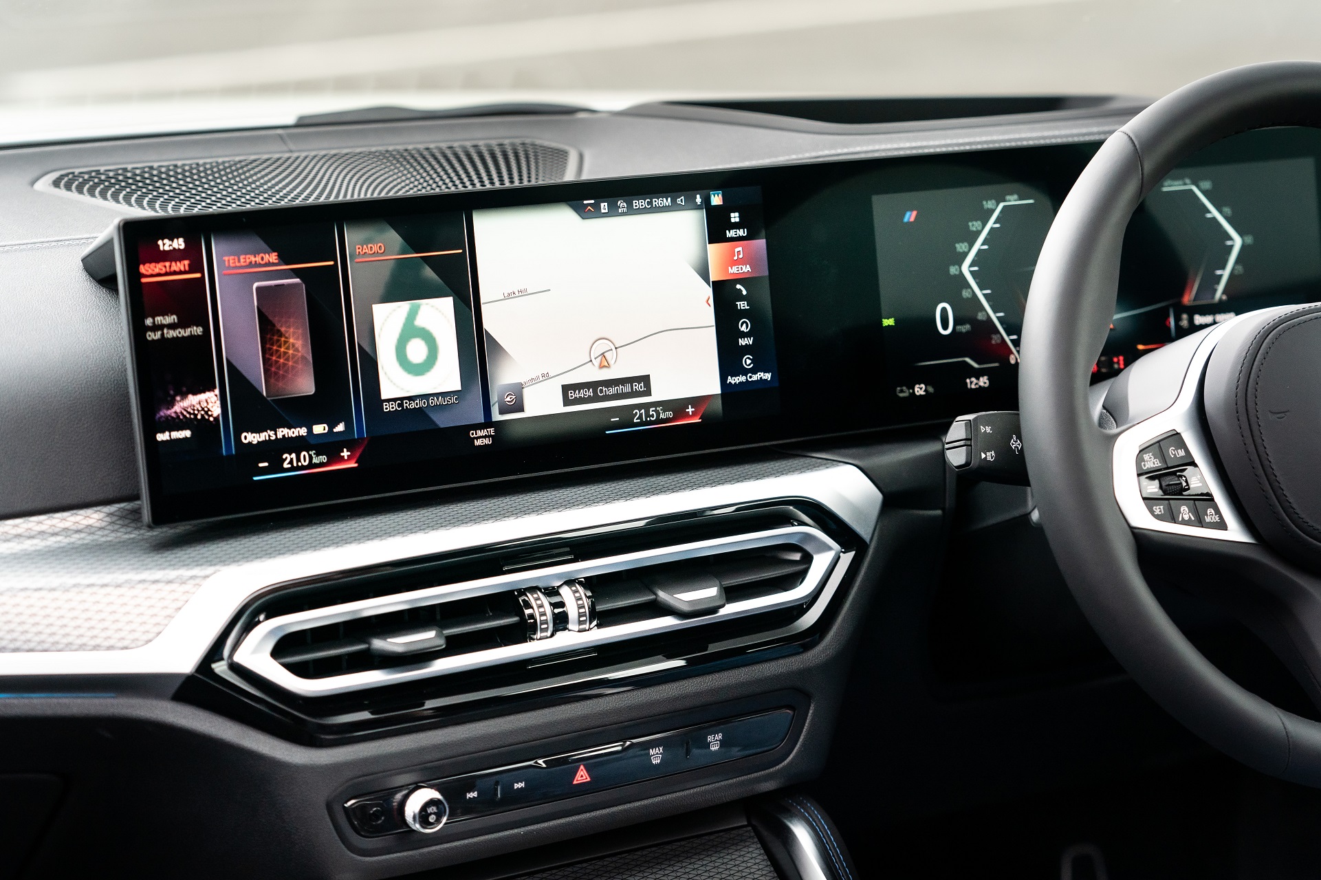 Download 2023 BMW i4 eDrive40 - UK version - Central Console HD Wallpaper 1921x1280 #22