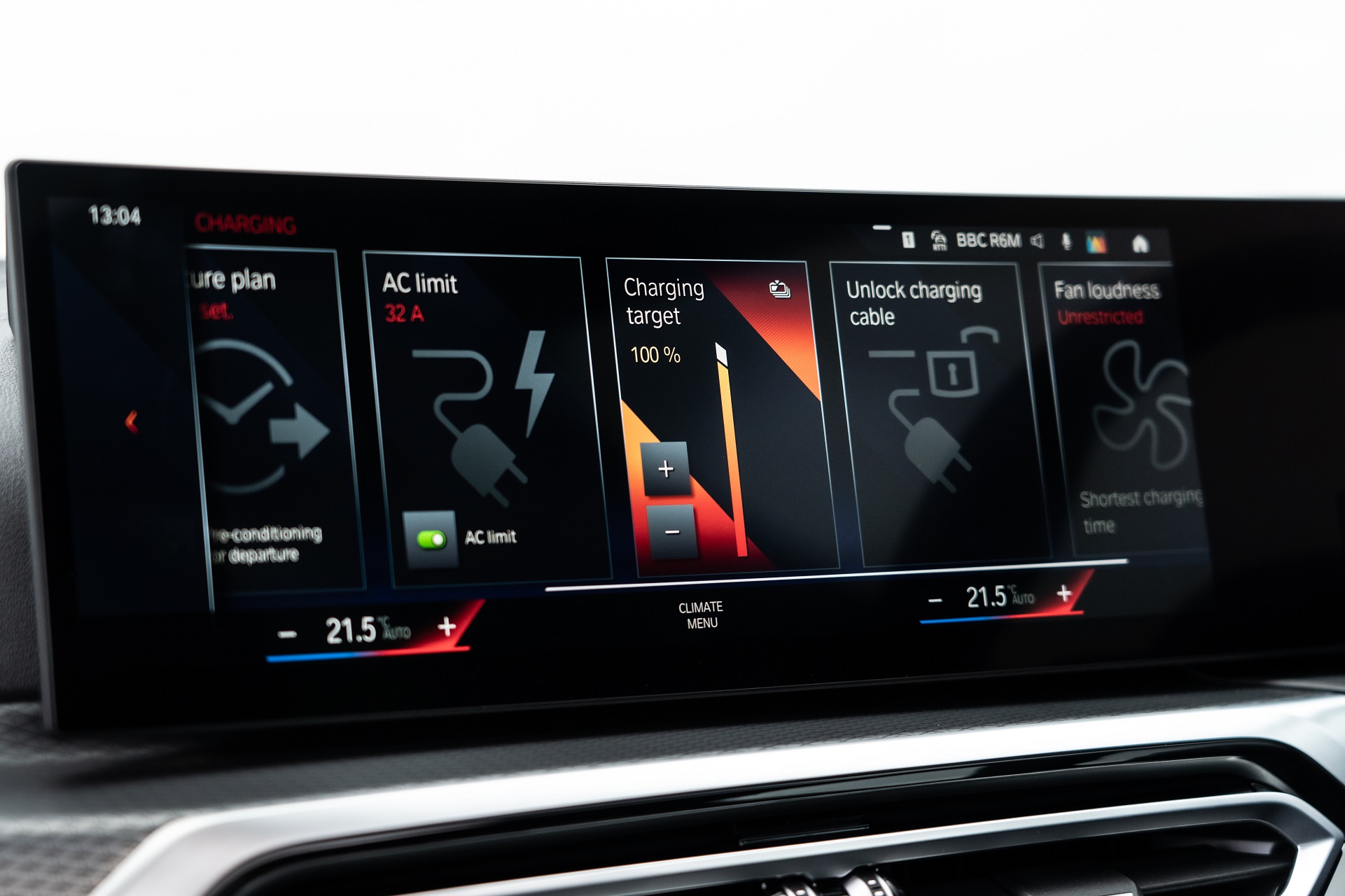Download 2023 BMW i4 eDrive40 - UK version - Central Console HD Wallpaper 1921x1280 #25