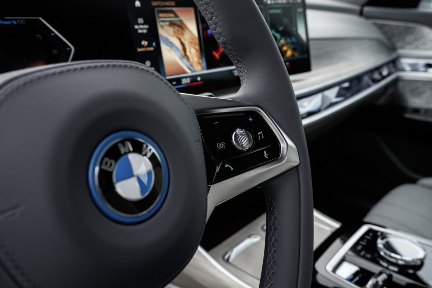 2023 BMW i7 xDrive60 - Interior, Steering Wheel Wallpaper 850x566 #44