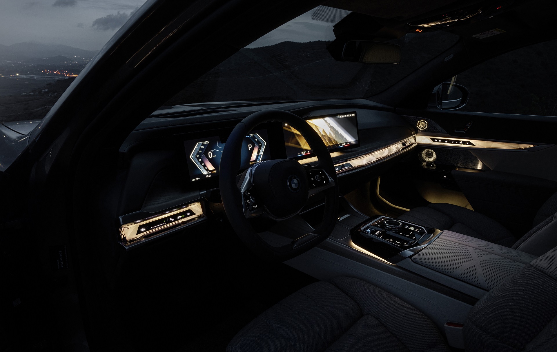 Download 2023 BMW i7 xDrive60 - Interior HD Wallpaper 1921x1215 #55