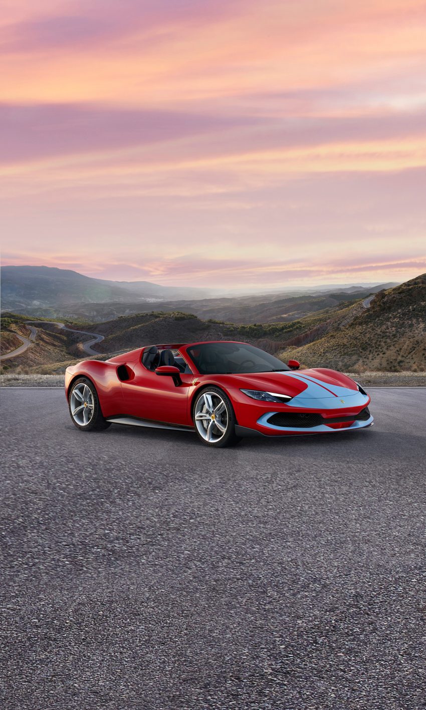 2023 Ferrari 296 GTS Assetto Fiorano - Front Three-Quarter Phone Wallpaper 850x1417 #6