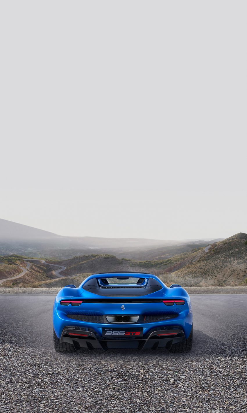 2023 Ferrari 296 GTS - Rear Phone Wallpaper 850x1417 #13