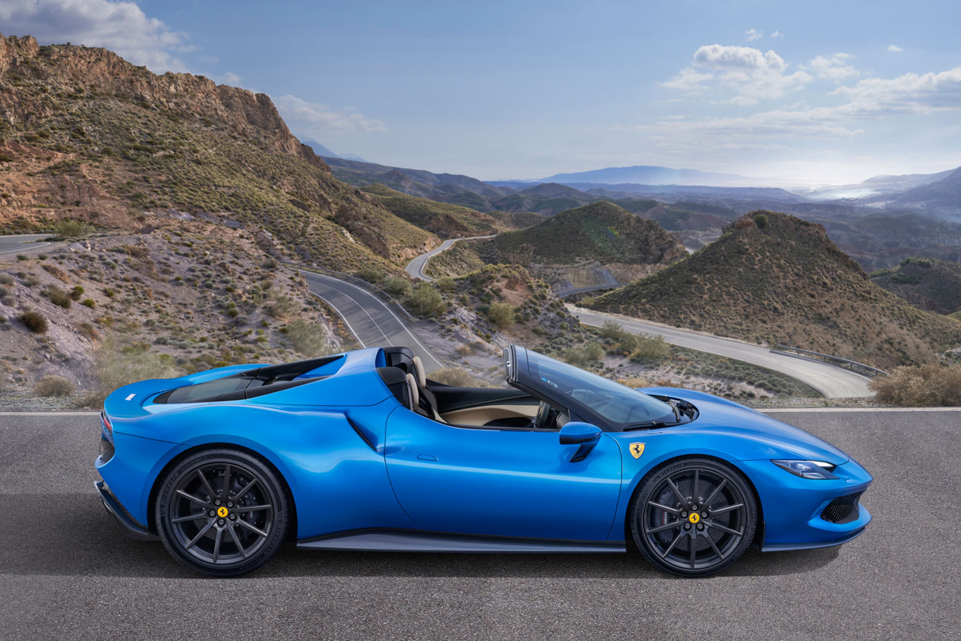 Download 2023 Ferrari 296 GTS - Side HD Wallpaper 1920x1280 #6