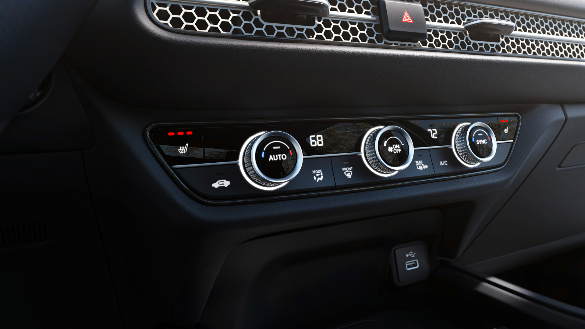 Download 2023 Honda HR-V EX-L - US version - Interior, Detail HD Wallpaper 1920x1082 #49