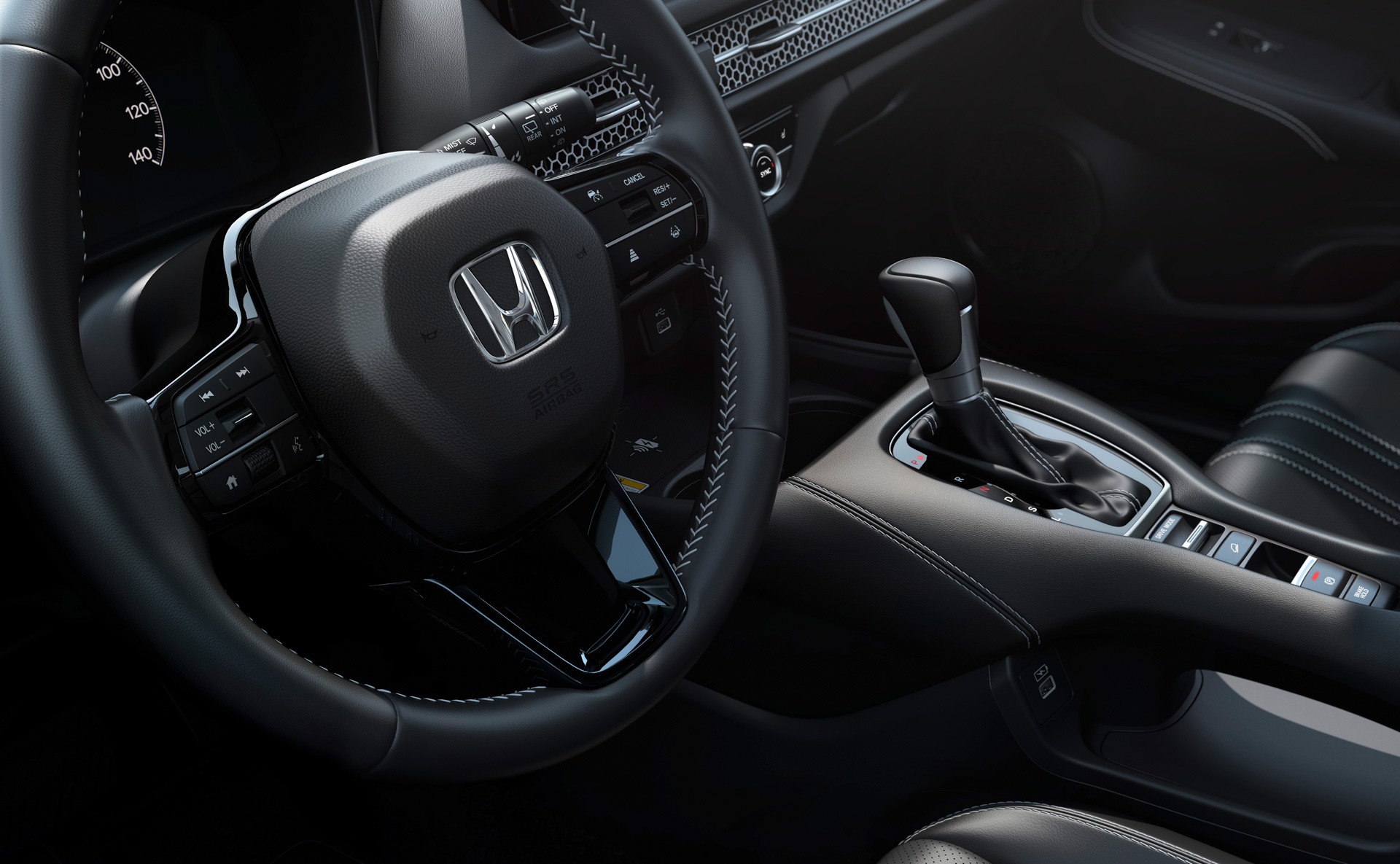 Download 2023 Honda HR-V EX-L - US version - Interior, Steering Wheel HD Wallpaper 1920x1185 #44