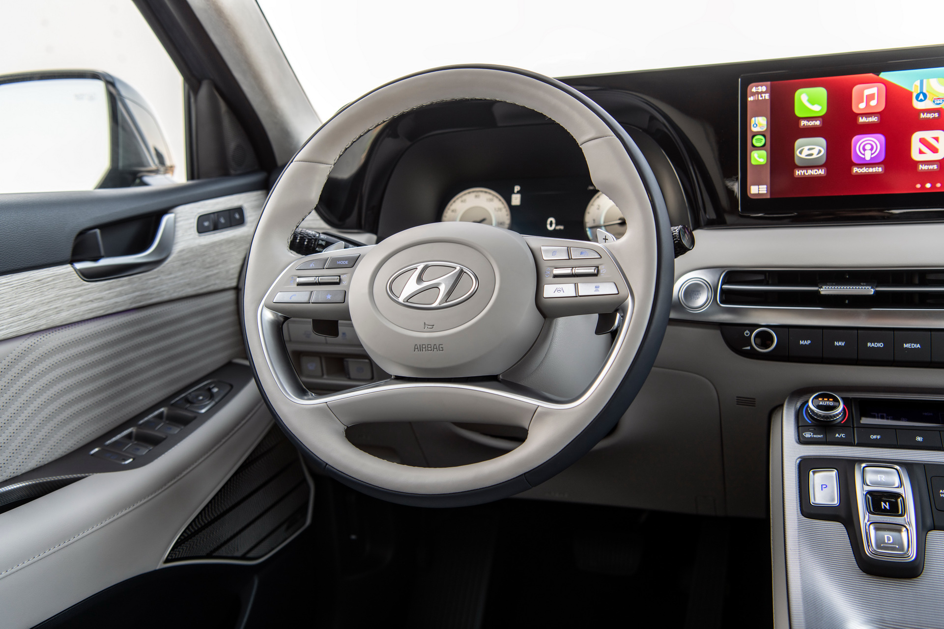 Download 2023 Hyundai Palisade - Interior, Steering Wheel HD Wallpaper 1921x1281 #41