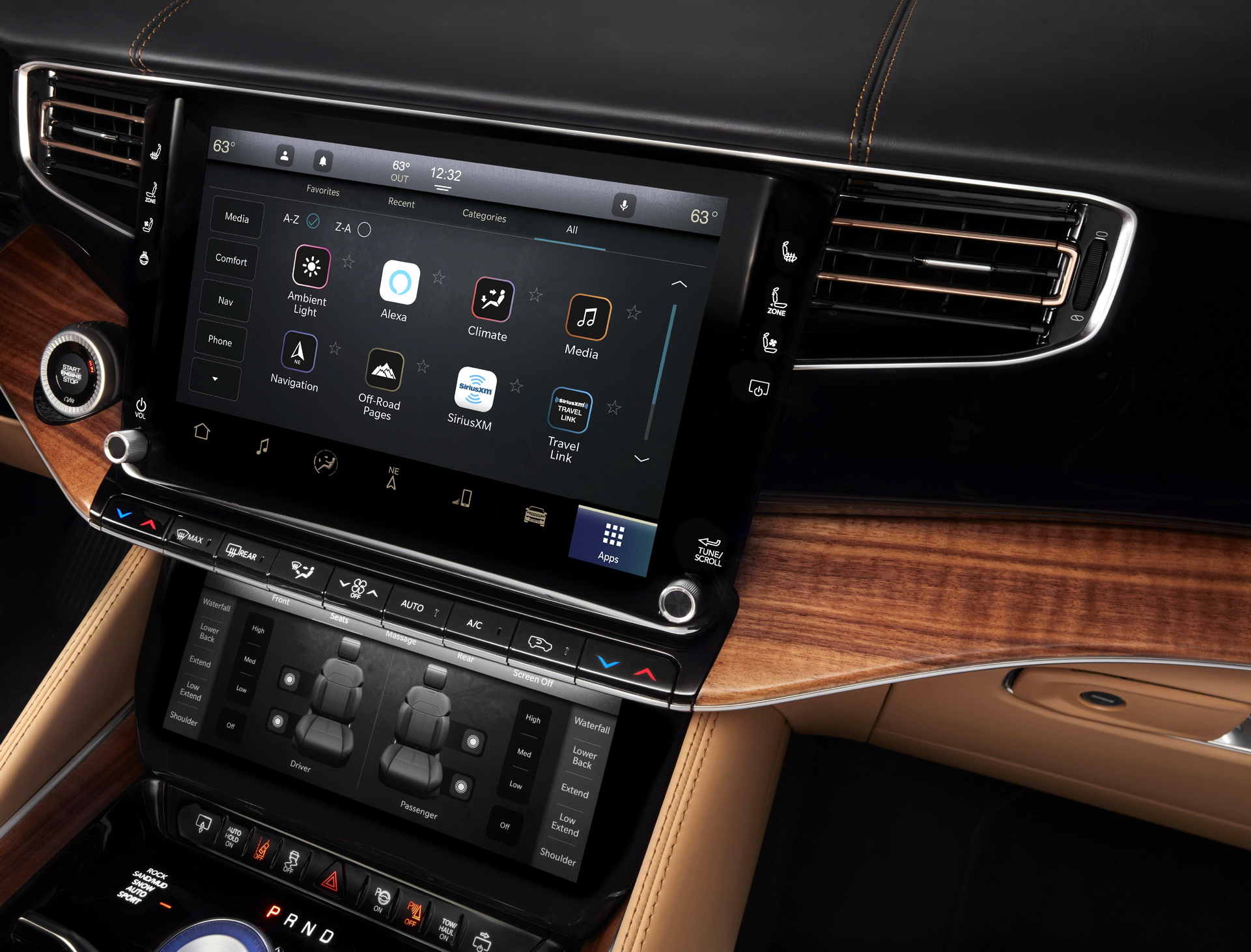 Download 2023 Jeep Grand Wagoneer L - Central Console HD Wallpaper 1921x1462 #67