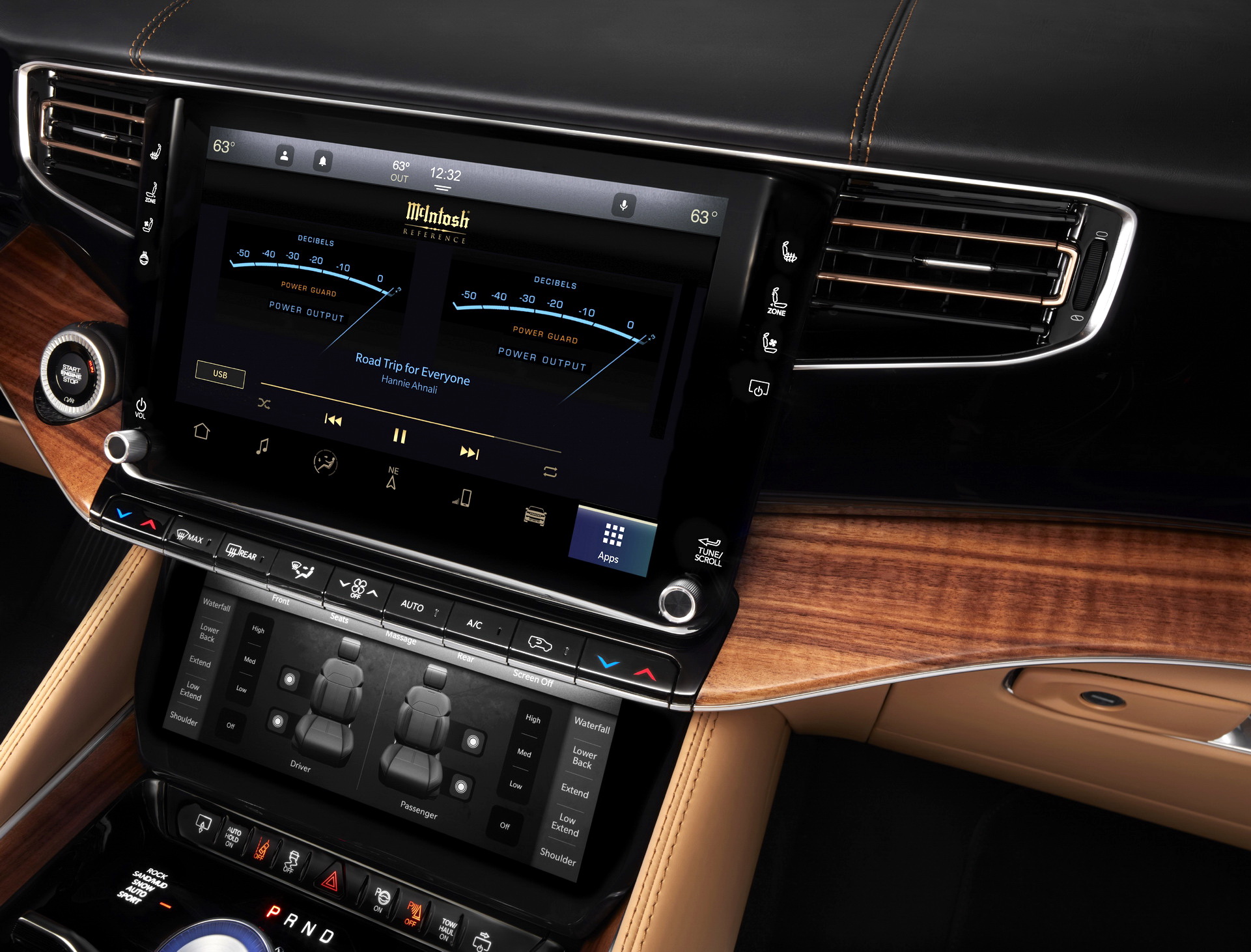 Download 2023 Jeep Grand Wagoneer L - Central Console HD Wallpaper 1921x1462 #69