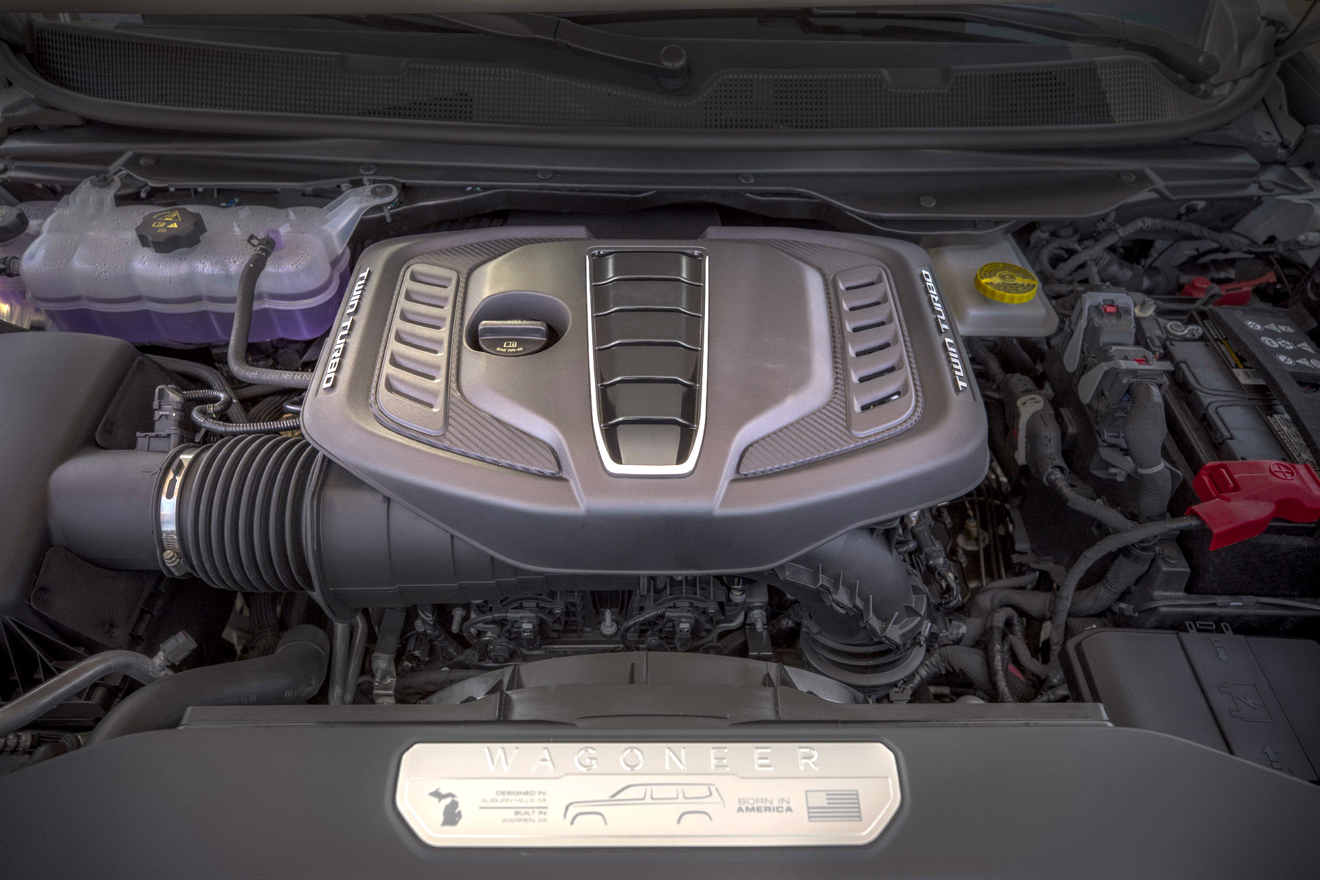 Download 2023 Jeep Grand Wagoneer L - Engine HD Wallpaper 1921x1281 #55