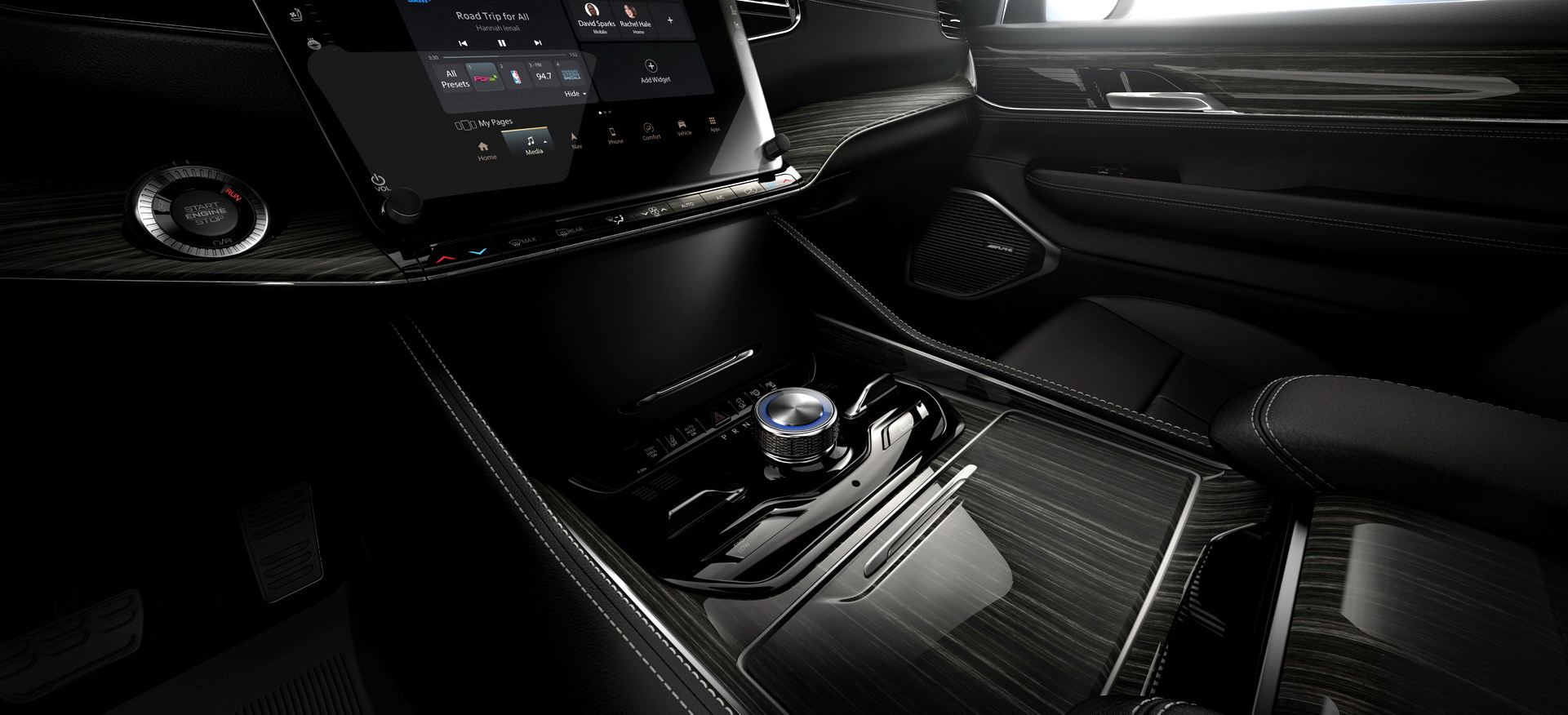 Download 2023 Jeep Grand Wagoneer L - Interior, Detail HD Wallpaper 1921x876 #105