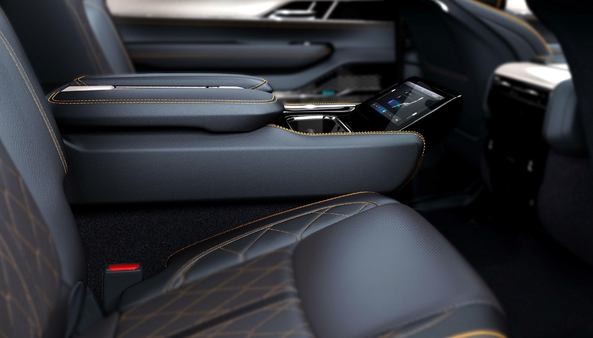 Download 2023 Jeep Grand Wagoneer L - Interior, Detail HD Wallpaper 1921x1096 #108