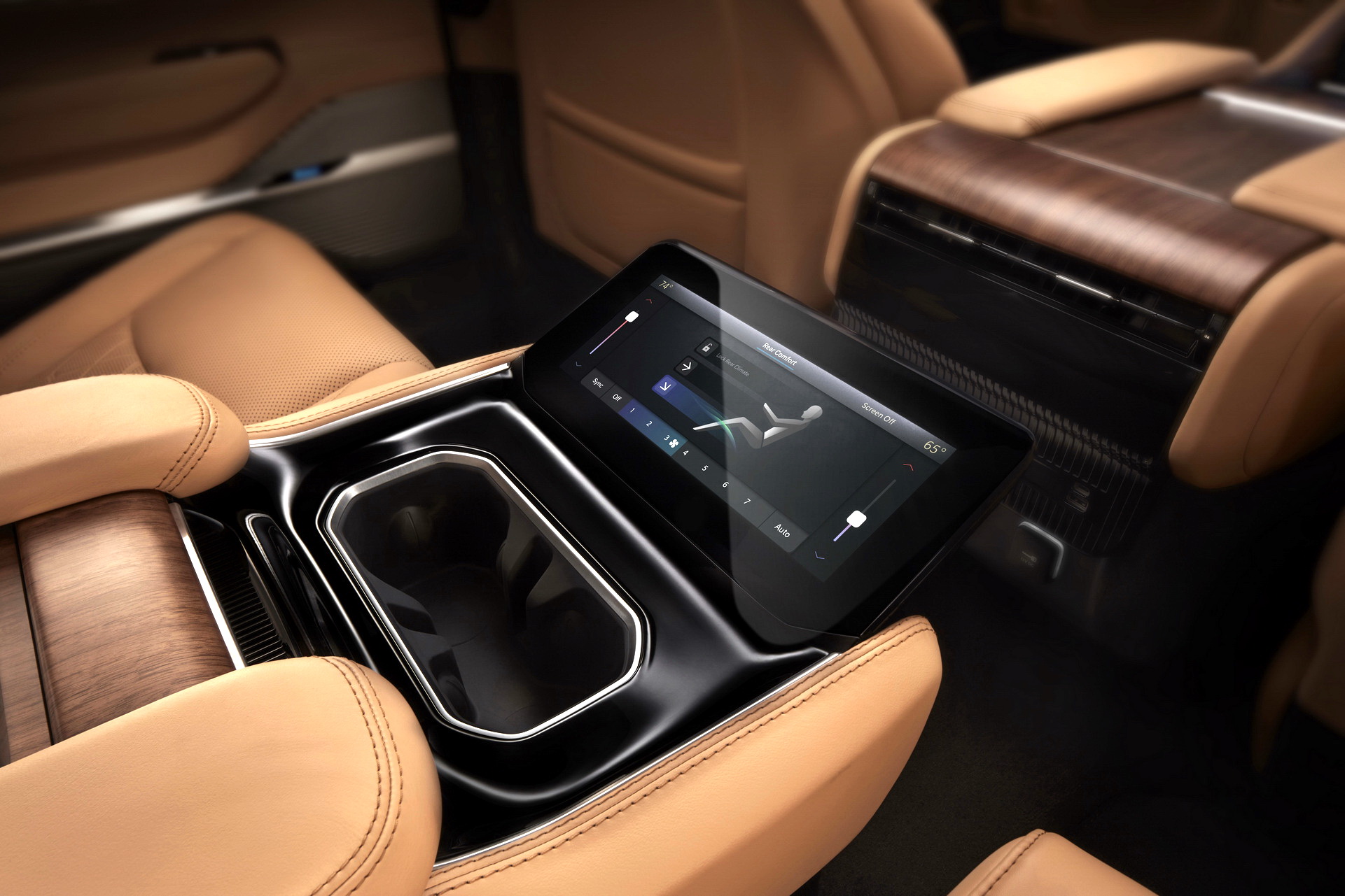 Download 2023 Jeep Grand Wagoneer L - Interior, Detail HD Wallpaper 1921x1281 #81