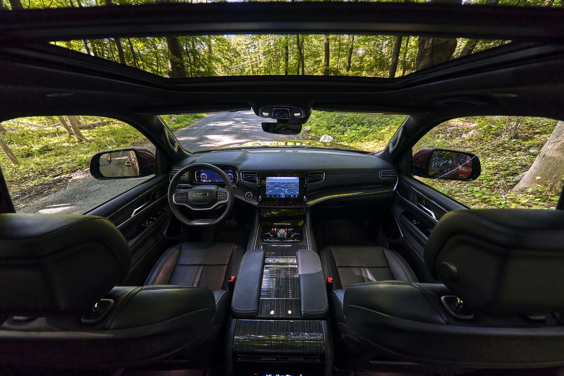Download 2023 Jeep Wagoneer L - Interior, Cockpit HD Wallpaper 1921x1281 #54