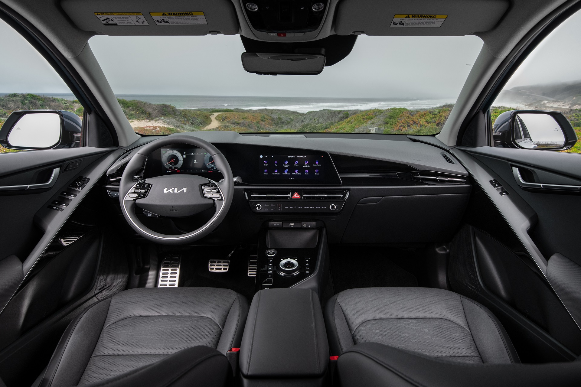 Download 2023 Kia Niro - Interior, Cockpit HD Wallpaper 1921x1280 #47
