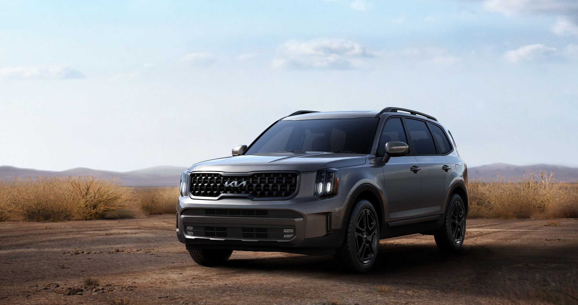 Download 2023 Kia Telluride X-Line - Front Three-Quarter HD Wallpaper 1920x1013 #2
