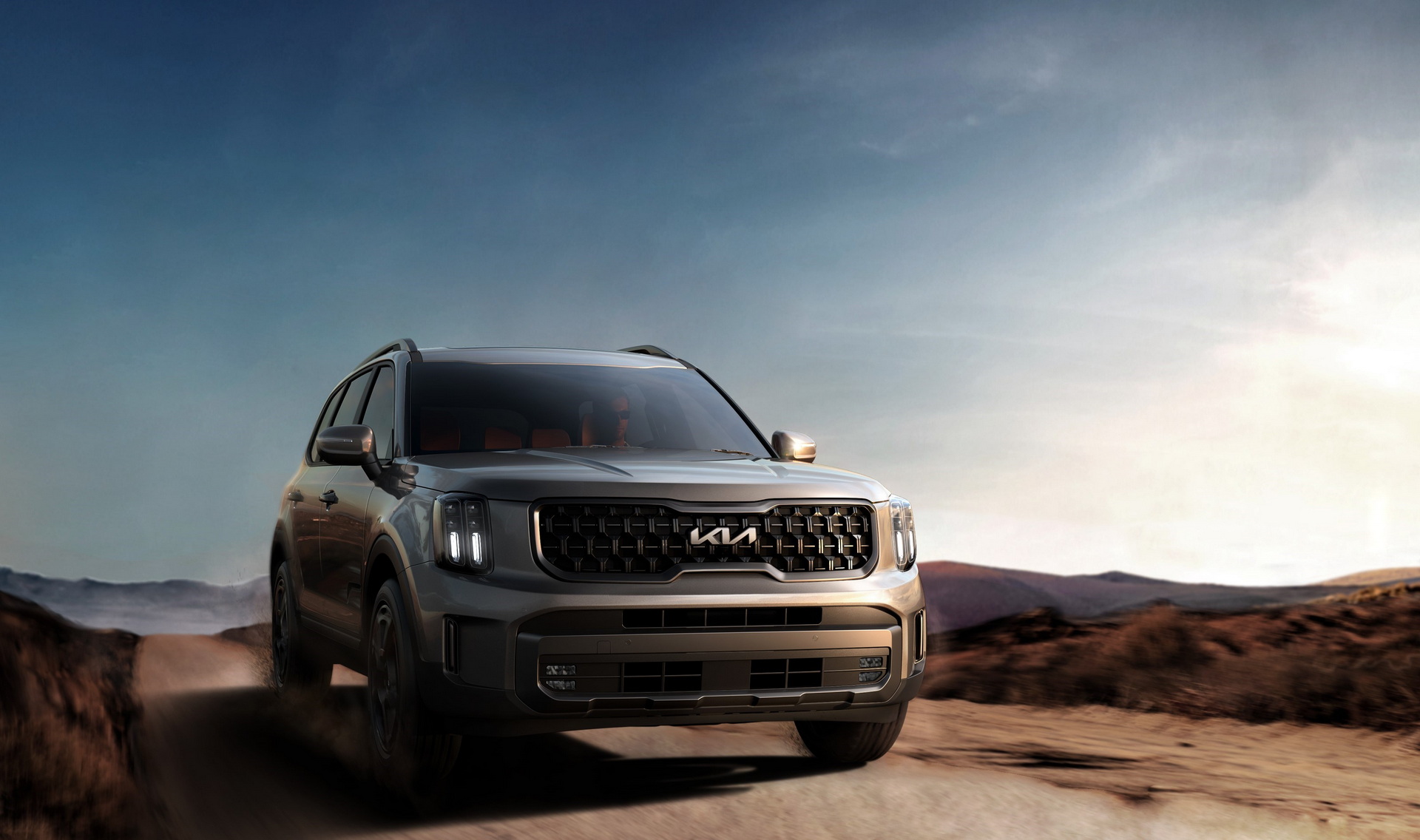 Download 2023 Kia Telluride X-Line - Front HD Wallpaper 1920x1136 #3