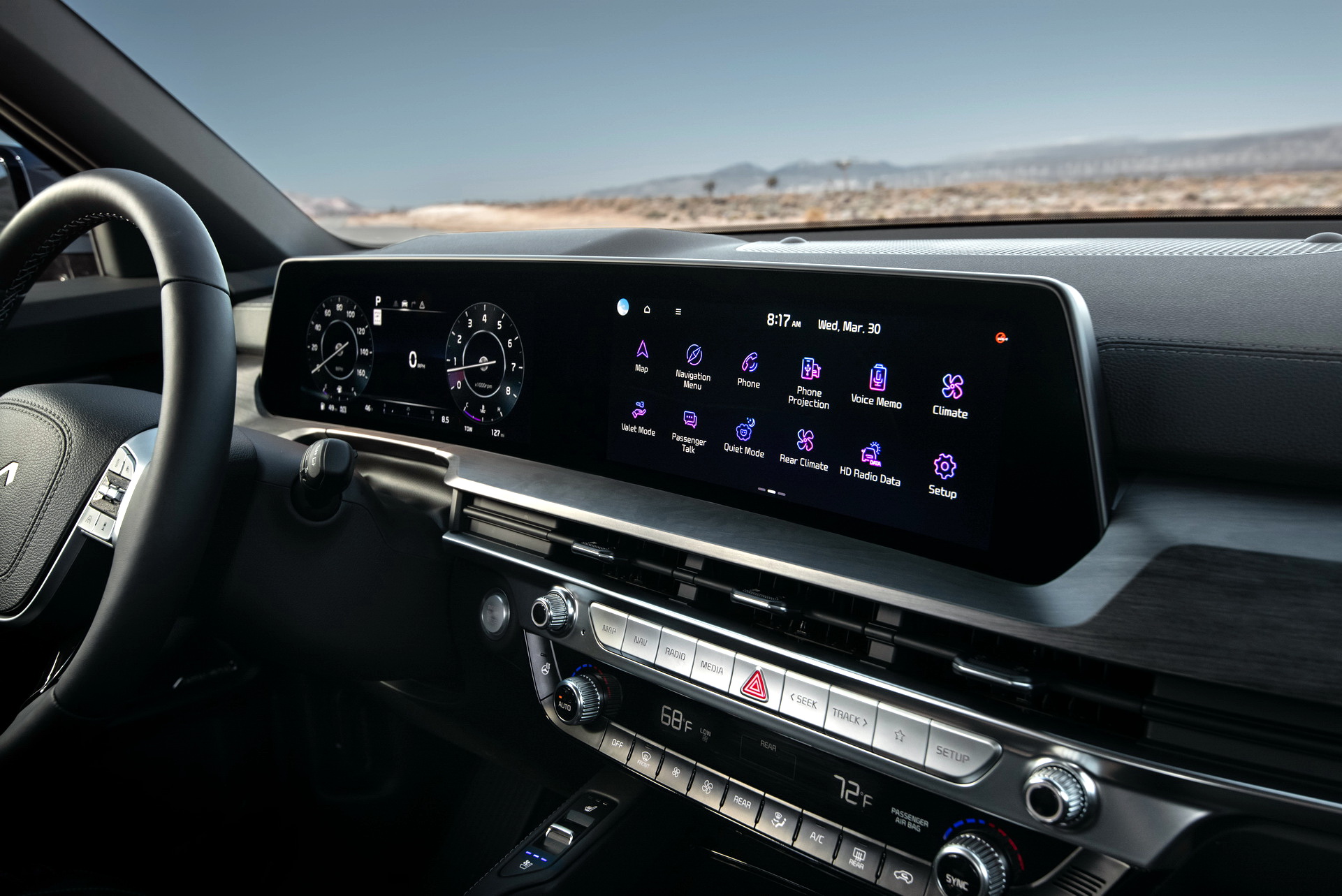 Download 2023 Kia Telluride X-Pro - Central Console HD Wallpaper 1921x1283 #19