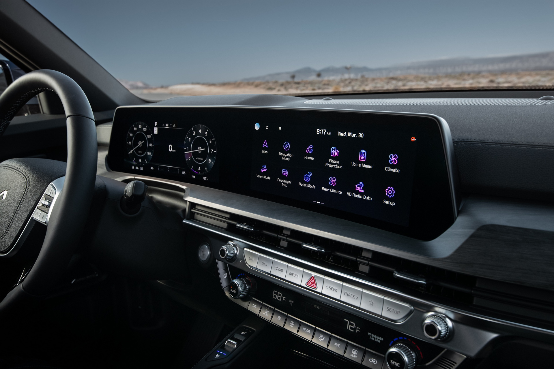 Download 2023 Kia Telluride X-Pro - Central Console HD Wallpaper 1920x1280 #20