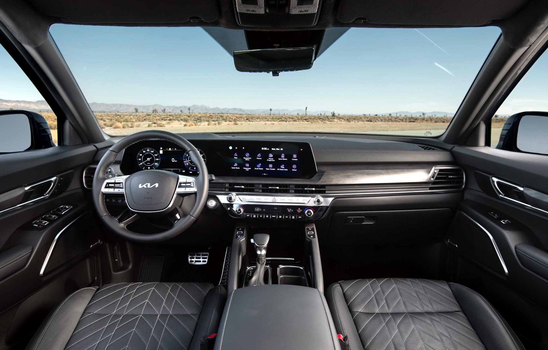 Download 2023 Kia Telluride X-Pro - Interior, Cockpit HD Wallpaper 1921x1227 #25