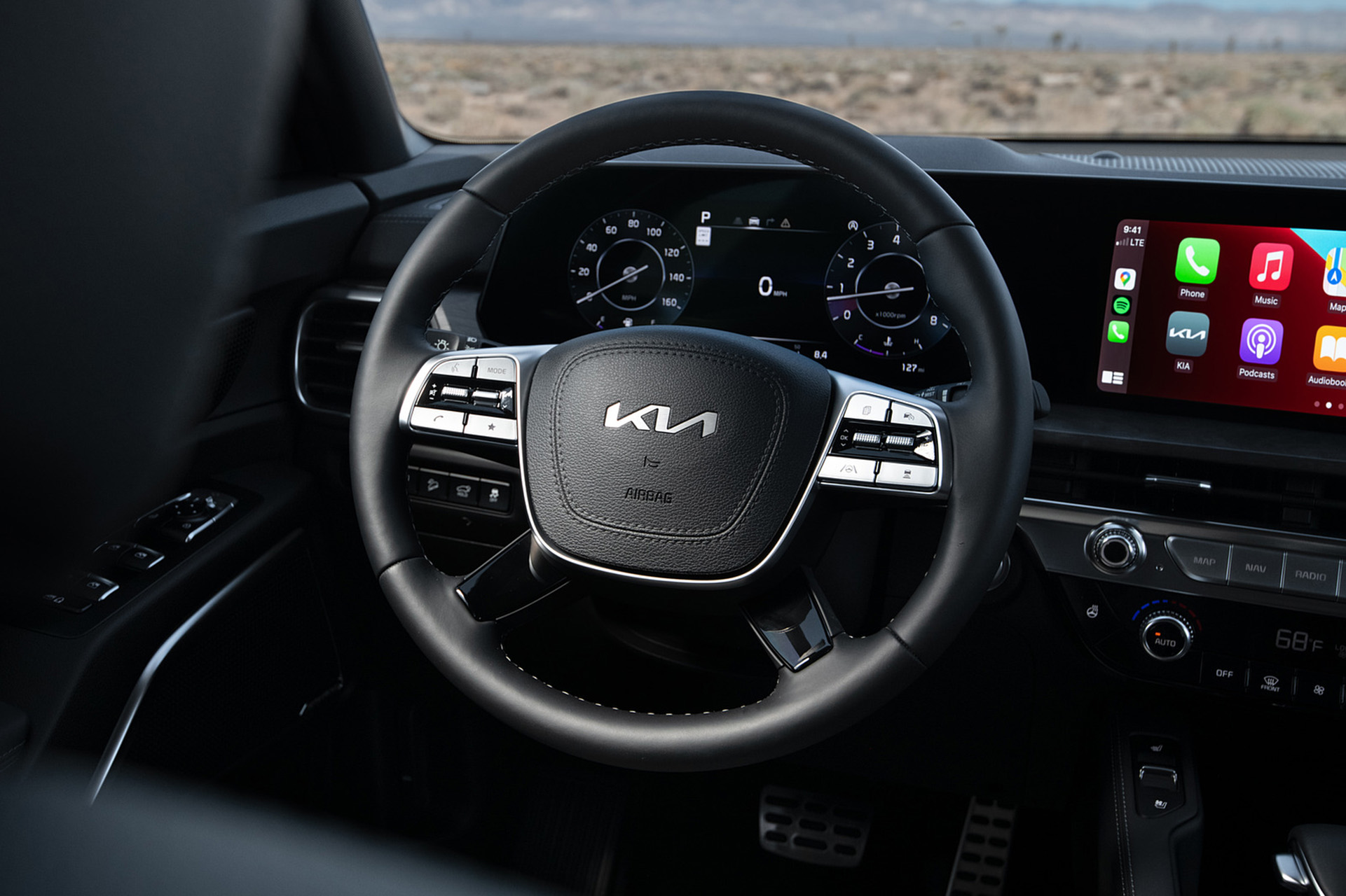 Download 2023 Kia Telluride X-Pro - Interior, Steering Wheel HD Wallpaper 1921x1280 #28