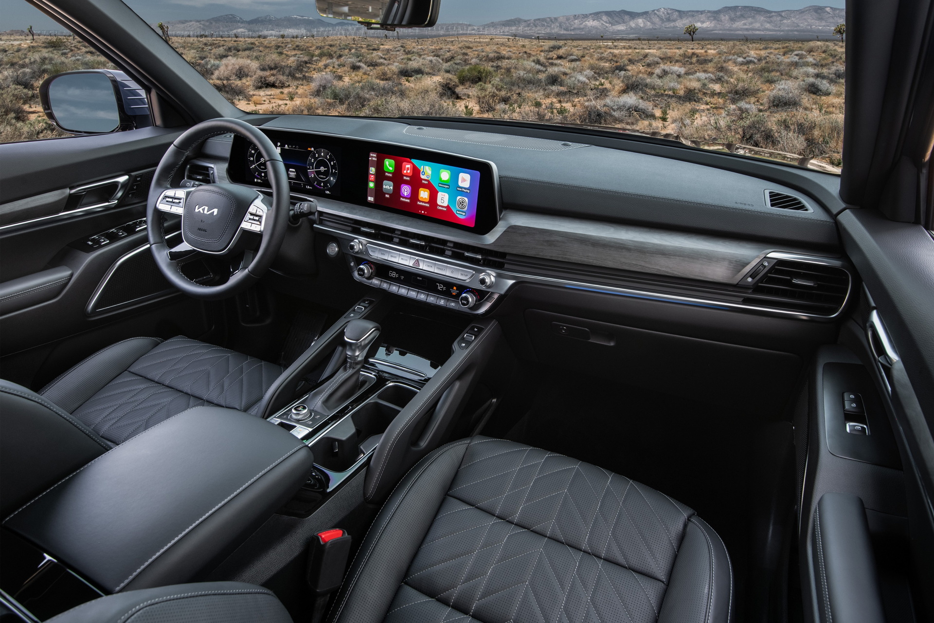 Download 2023 Kia Telluride X-Pro - Interior HD Wallpaper 1920x1280 #21